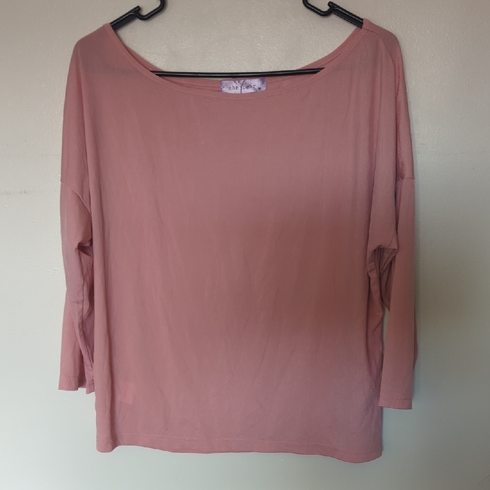 Blush Long Sleeve Women's Top